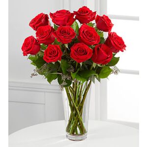 The Long Stem Red Rose Arrangement