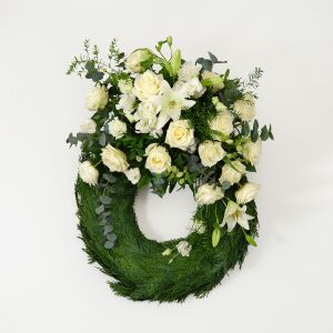 Funeral wreath traditional style